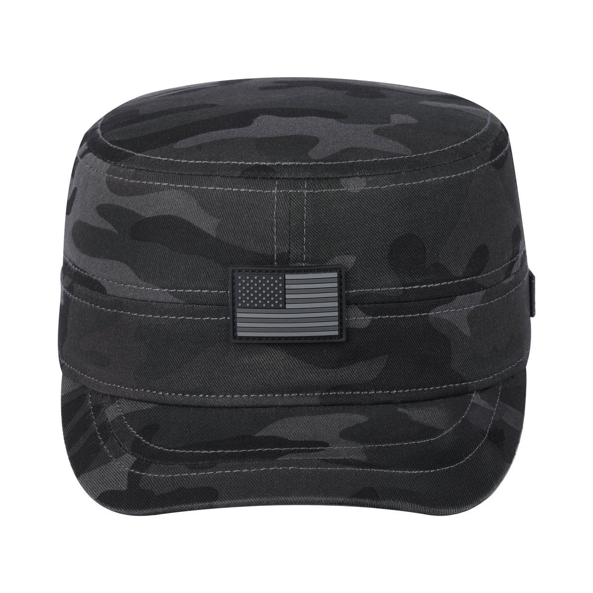 Rubber the US Flag Military Hat