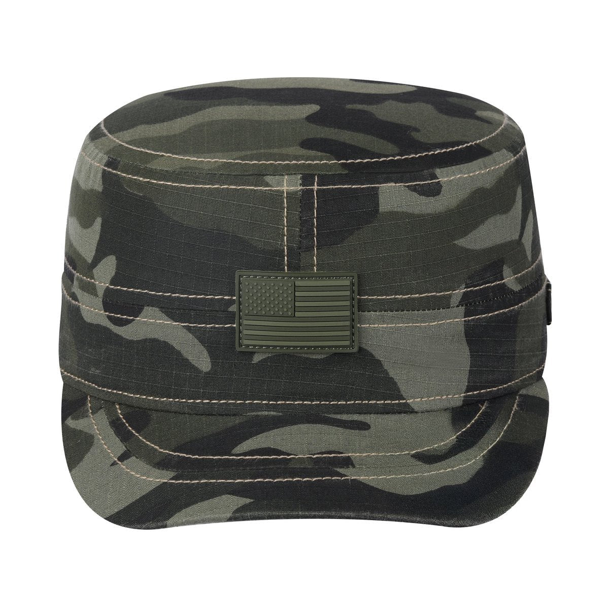 Rubber the US Flag Military Hat