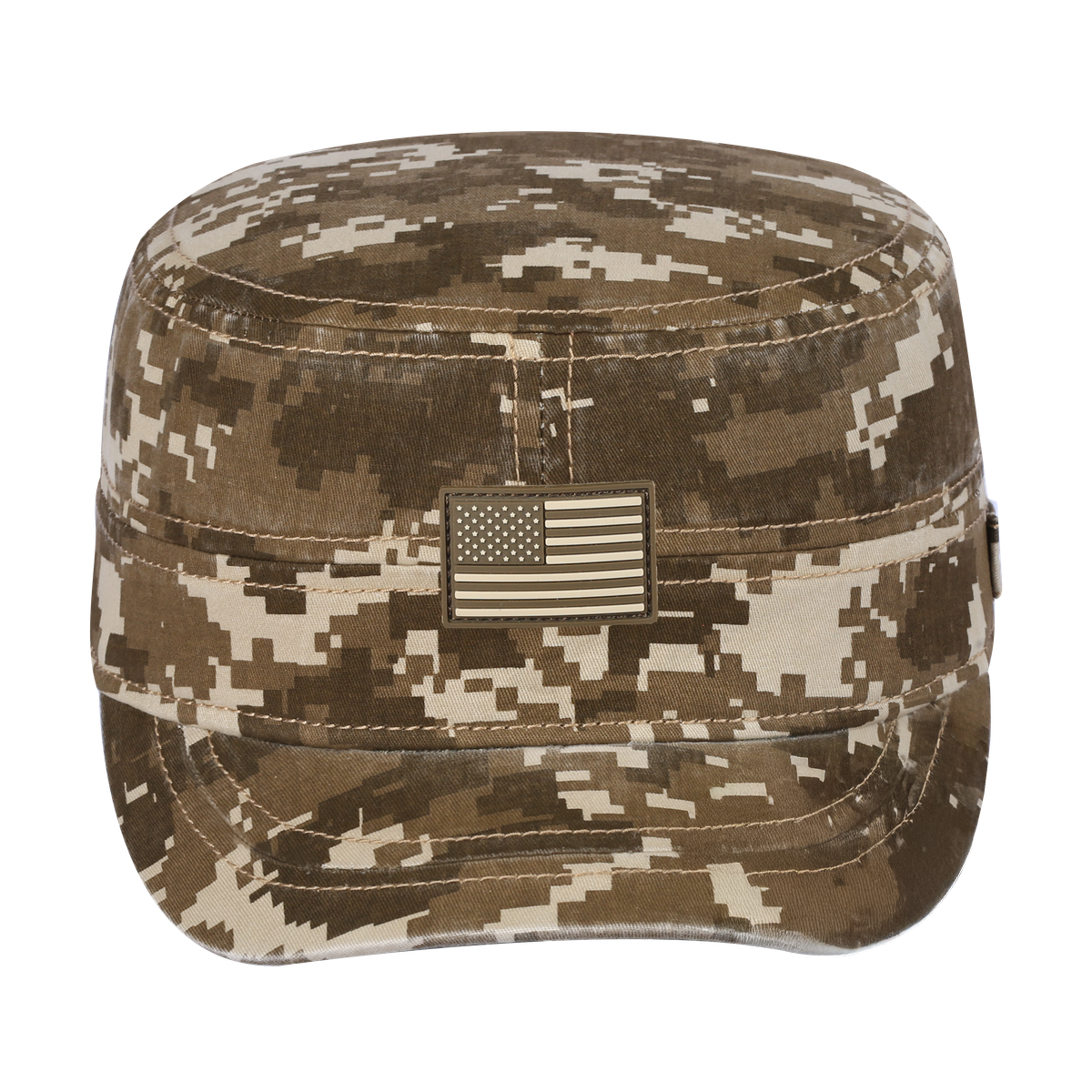 Rubber the US Flag Military Hat