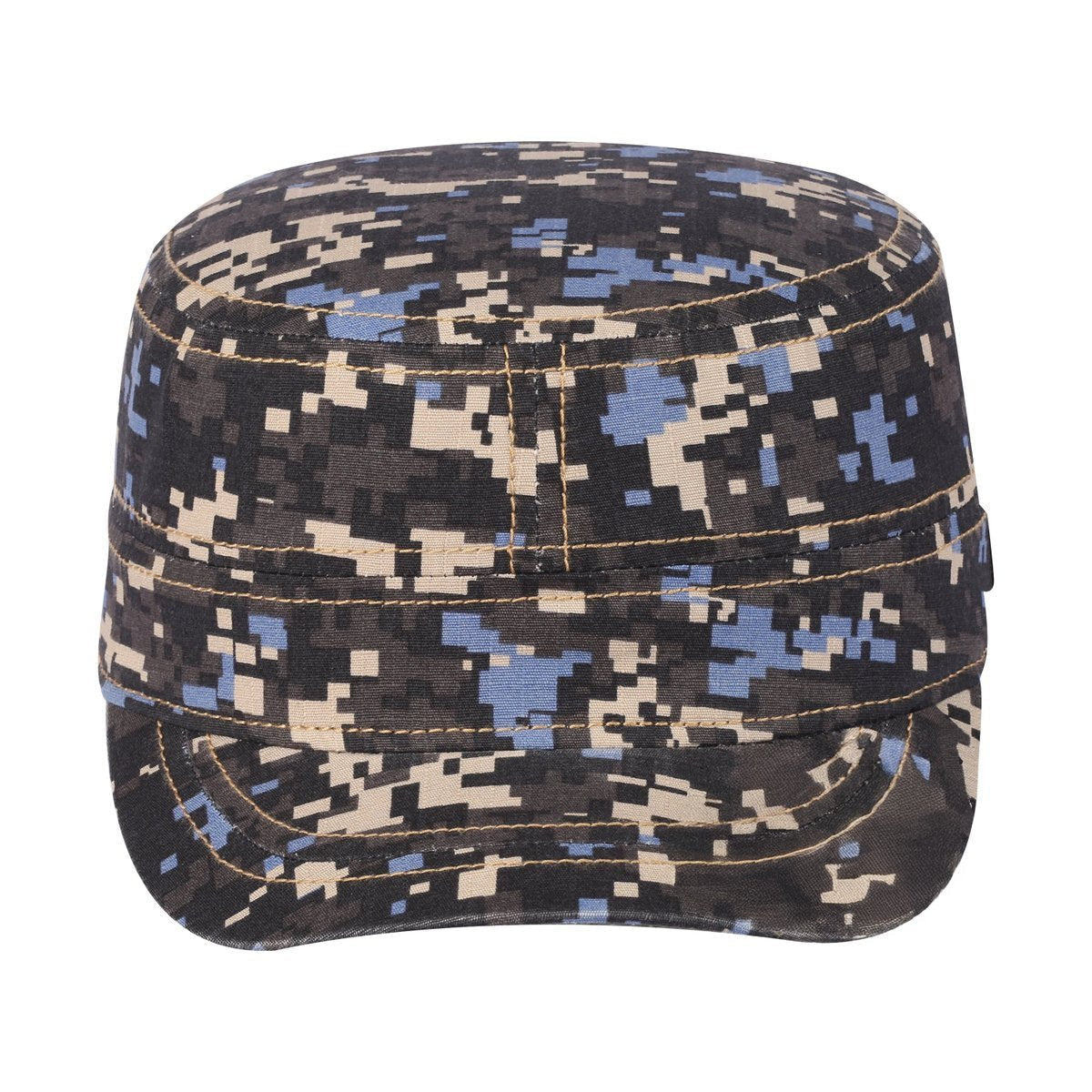 Unisex Blank, Military Hat, Navy Camo/Navy Camo, Adjustable Fit