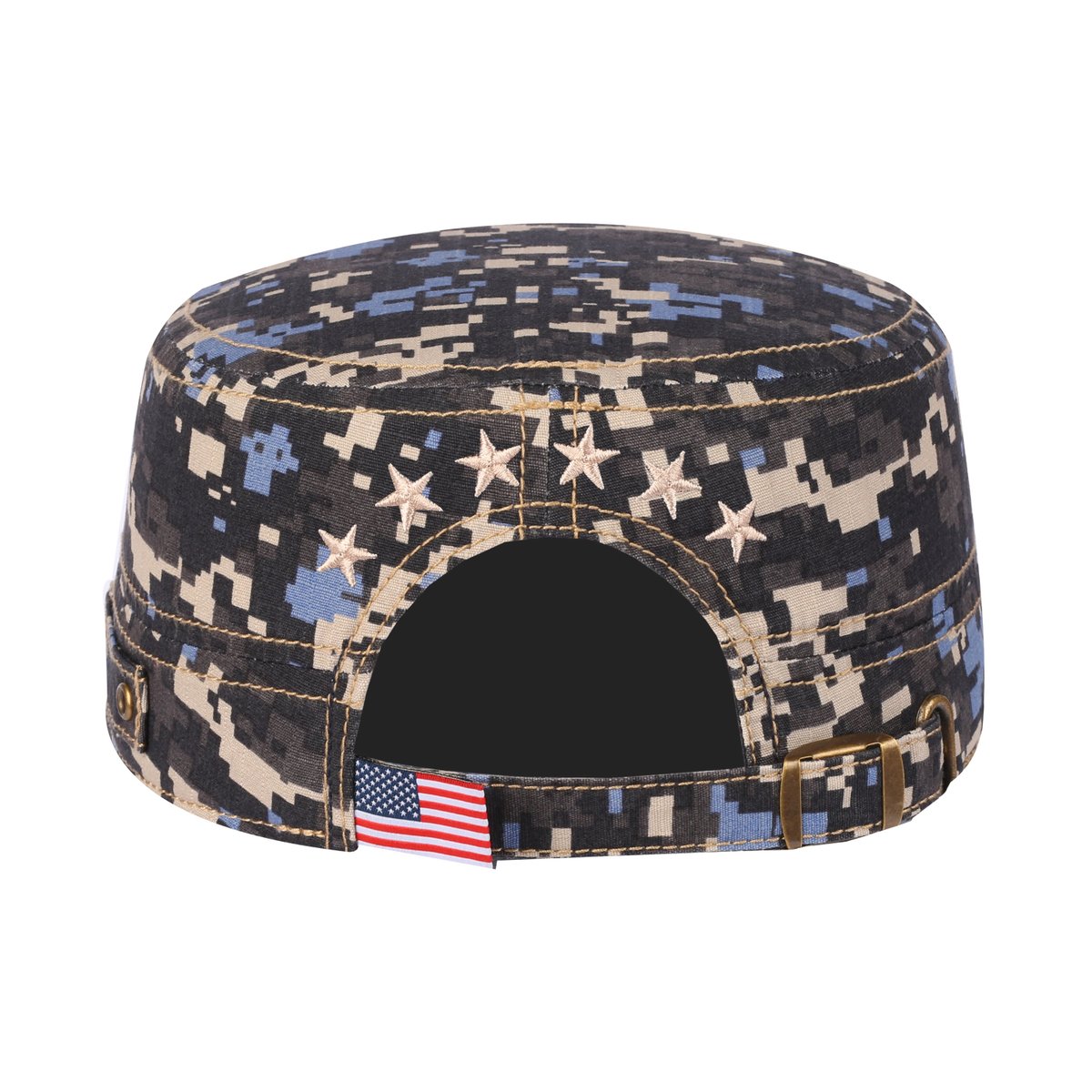 Unisex Embroidered The Star, Military Hat, Navy Camo/Navy Camo, Adjustable Fit