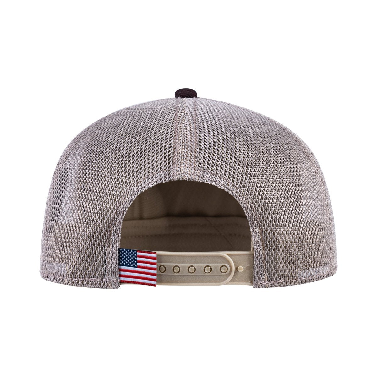 Unisex V2 Embroidered And Laser-Engraved Cancer Zodiac (June 21, July 22), 5-Panel Trucker Hat, Dark Brown/Khaki, Adjustable Fit