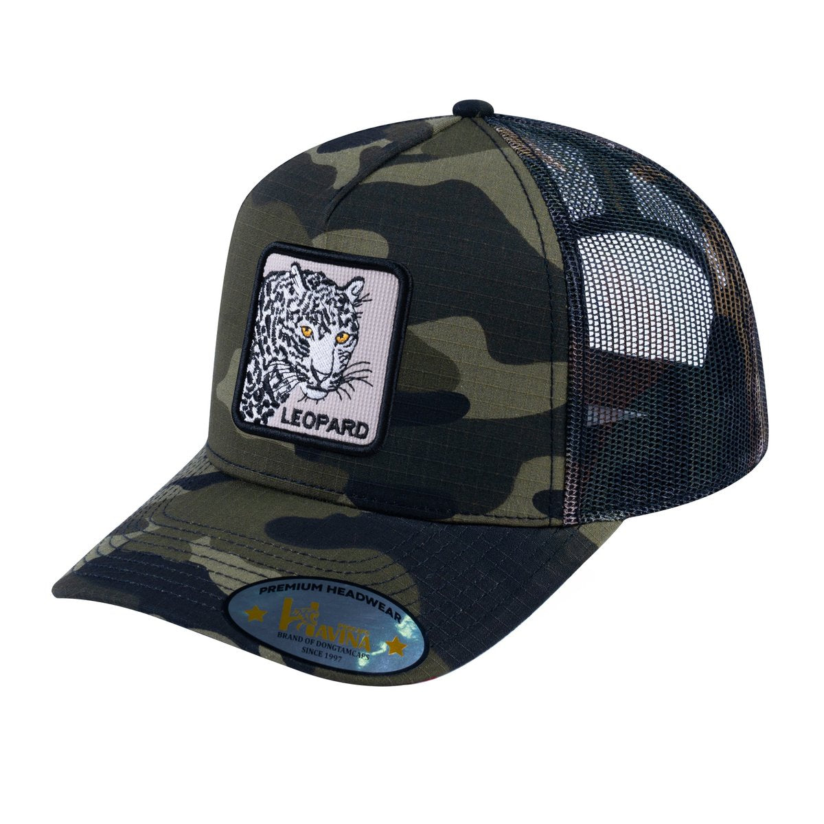 Leopard V2 5-Panel Trucker Hat