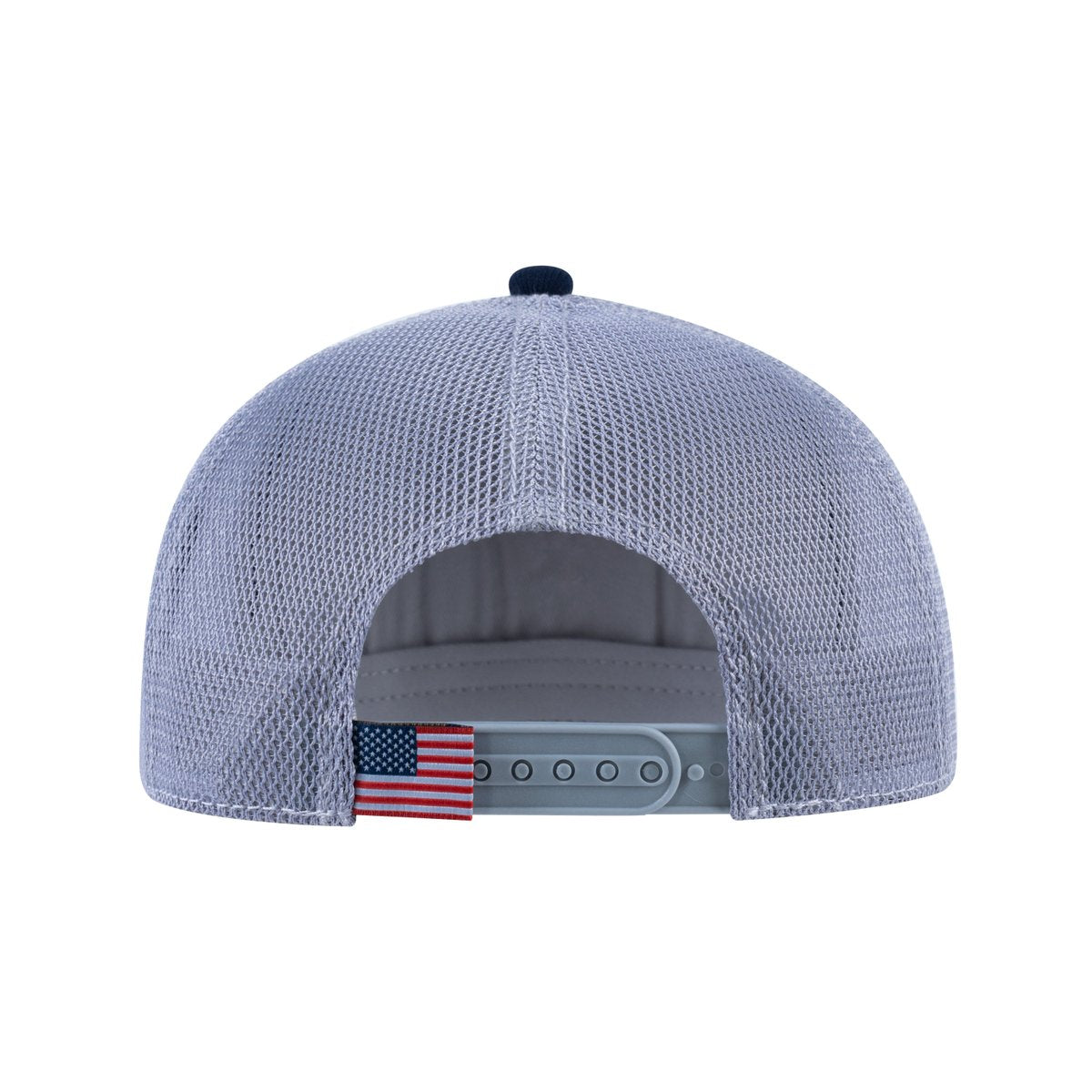 Unisex V2 Embroidered And Laser-Engraved Taurus Zodiac (April 20, May 20), 5-Panel Trucker Hat, Navy/Light Grey, Adjustable Fit