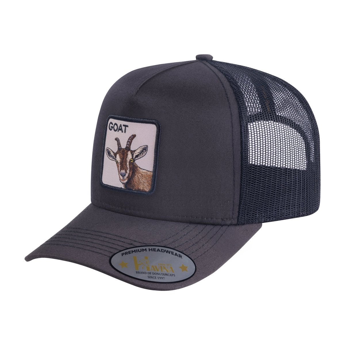 Goat 5-Panel Trucker Hat