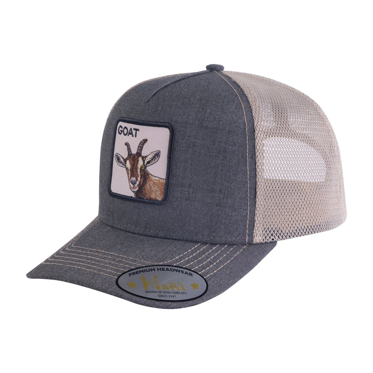 Goat 5-Panel Trucker Hat