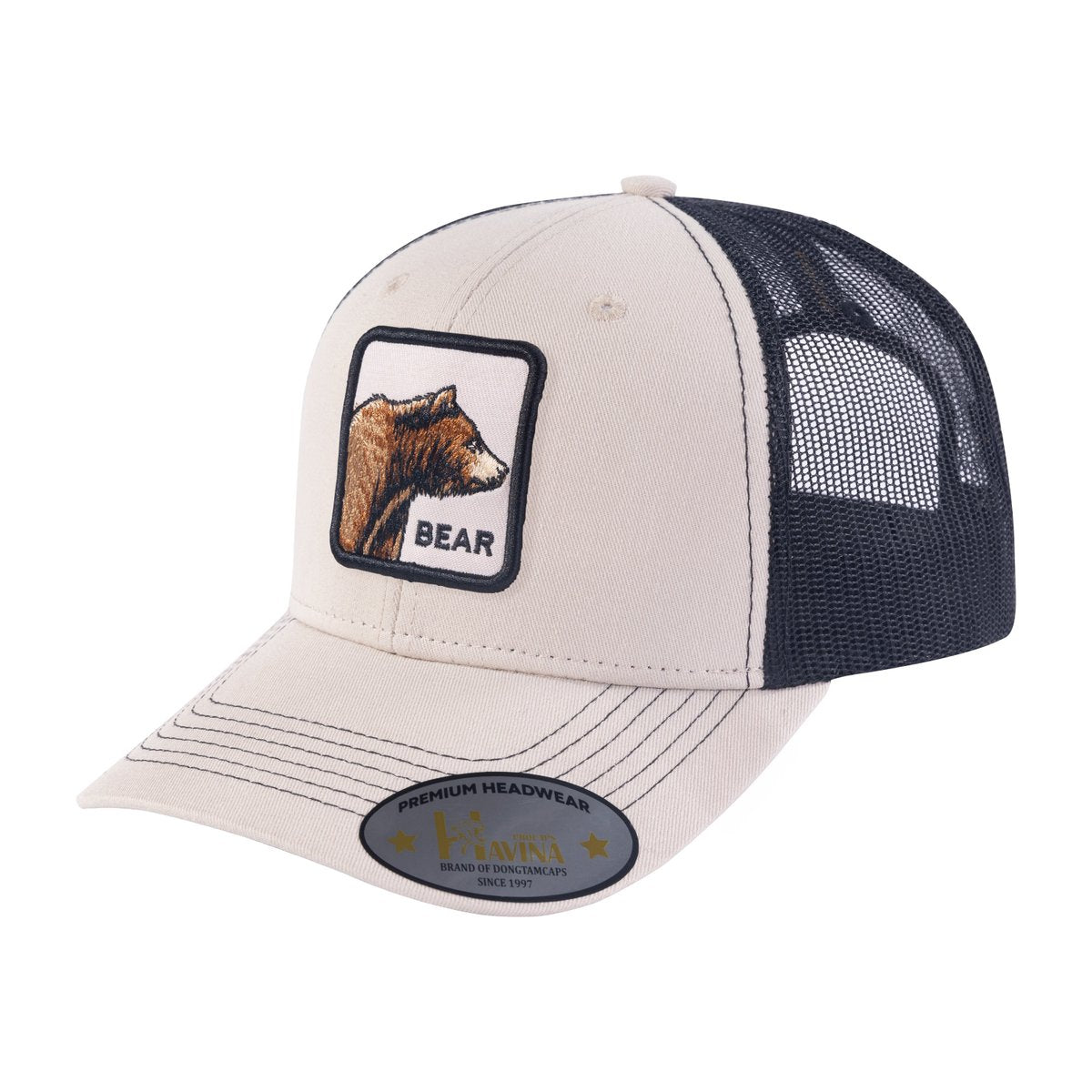Bear 6-Panel Trucker Hat