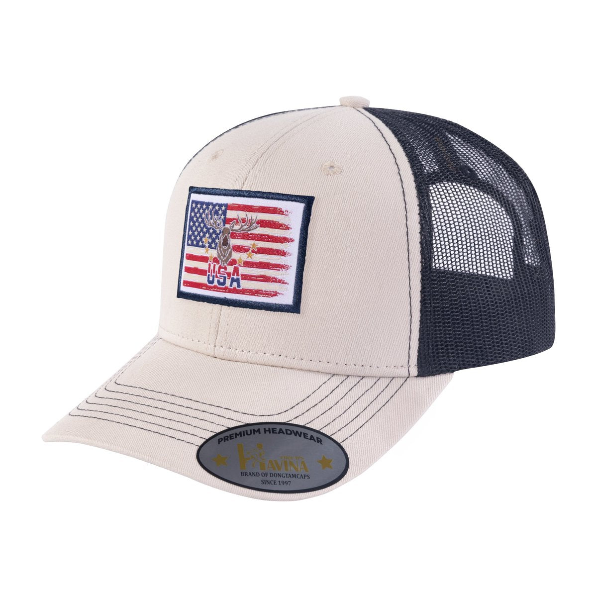 USA Deer Hunter 6-Panel Trucker Hat