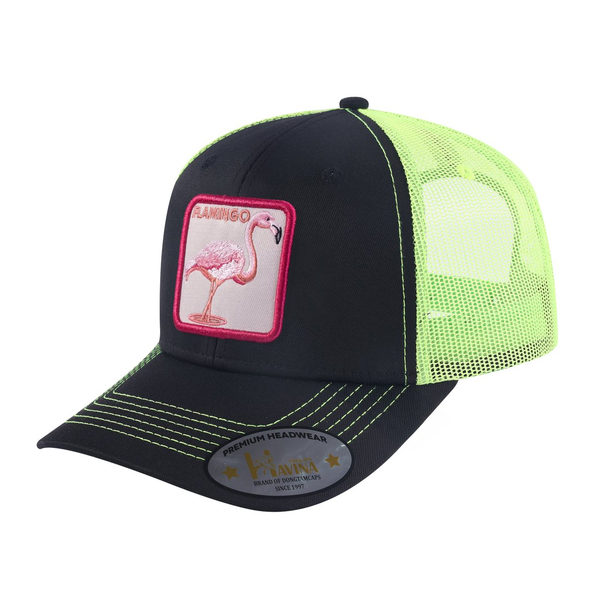 Flamingo 6-Panel Trucker Hat