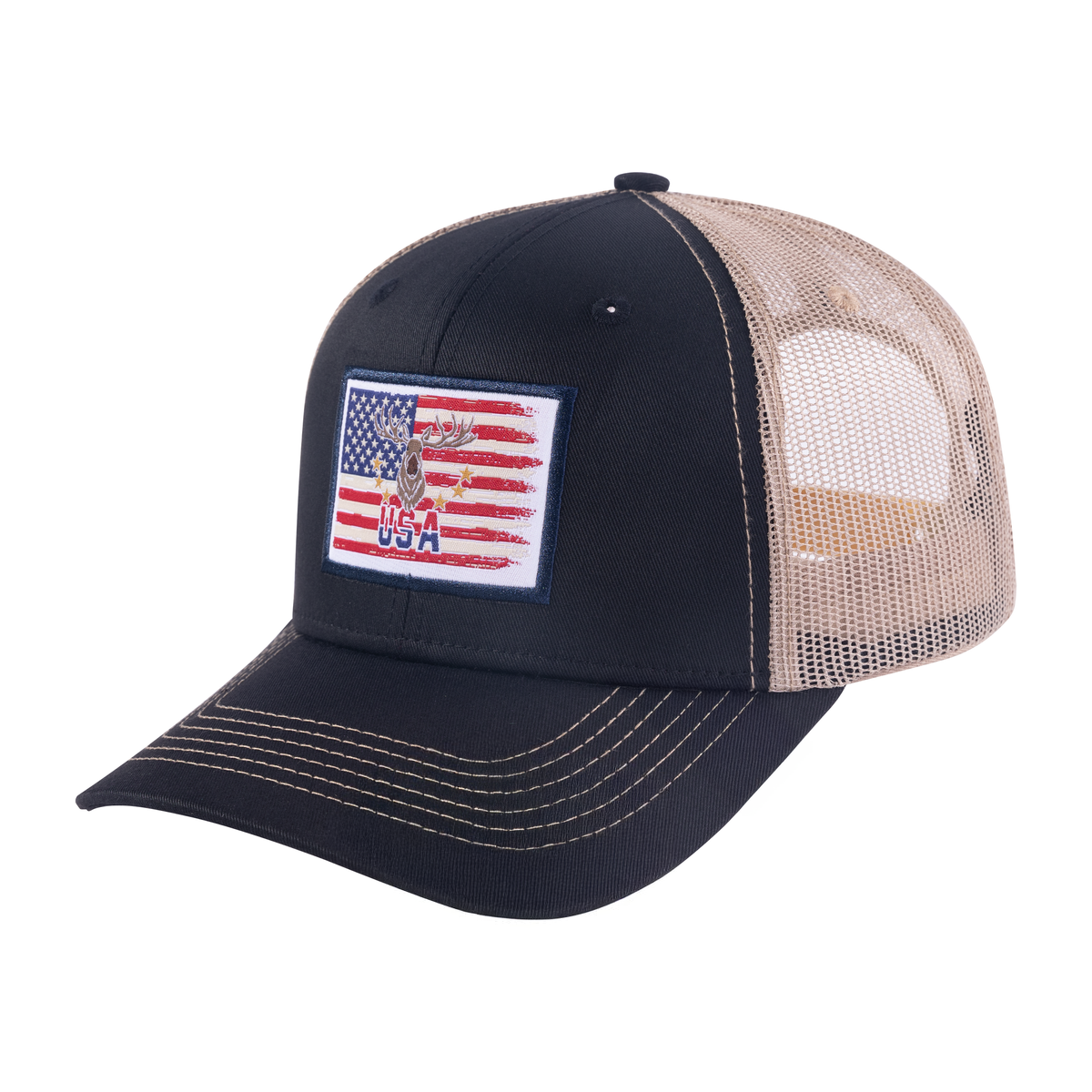 USA Deer Hunter 6-Panel Trucker Hat