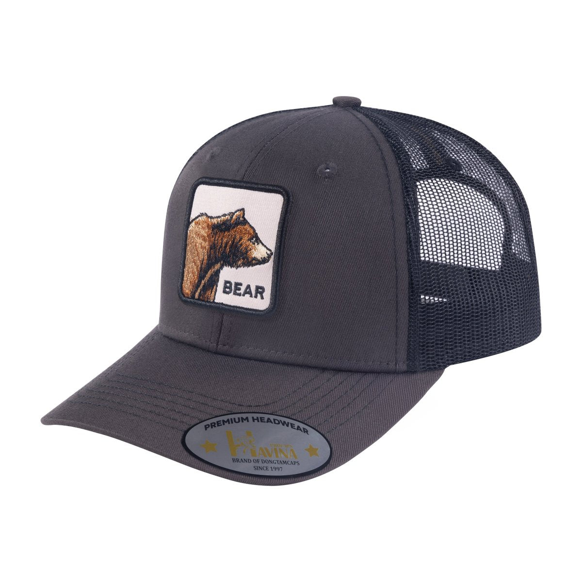 Bear 6-Panel Trucker Hat
