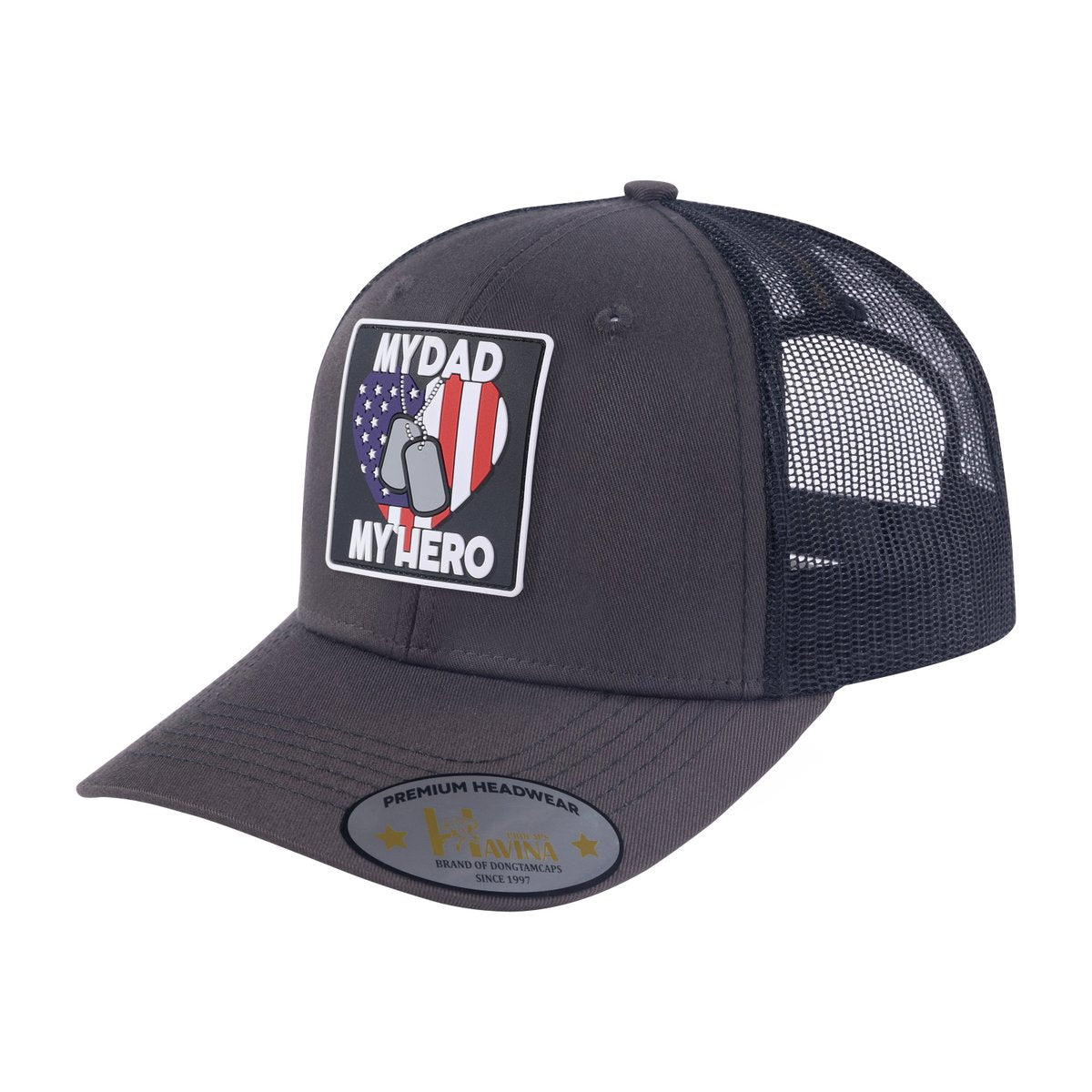 My Dad My Hero 6-Panel Trucker Hat