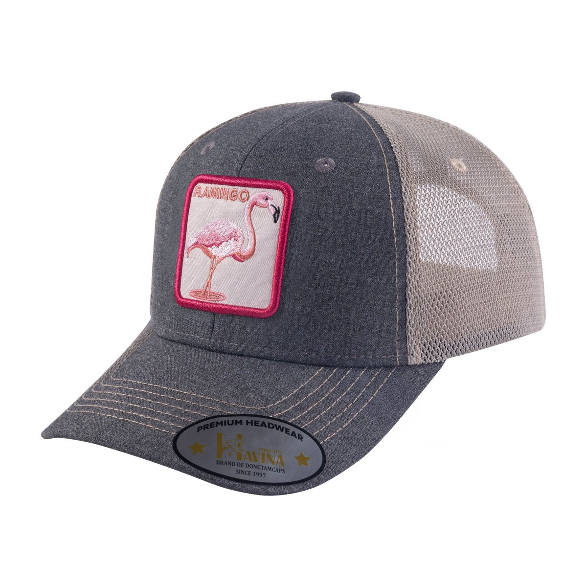 Flamingo 6-Panel Trucker Hat