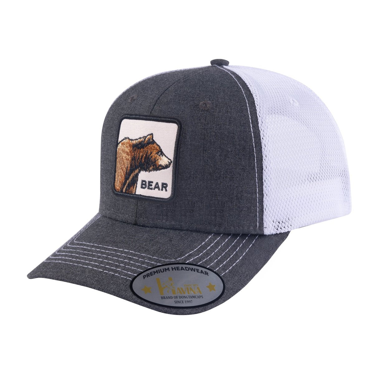 Bear 6-Panel Trucker Hat