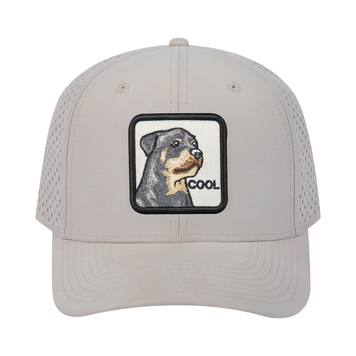 Cool 6-Panel Microfiber Laser Hole Trucker Hat