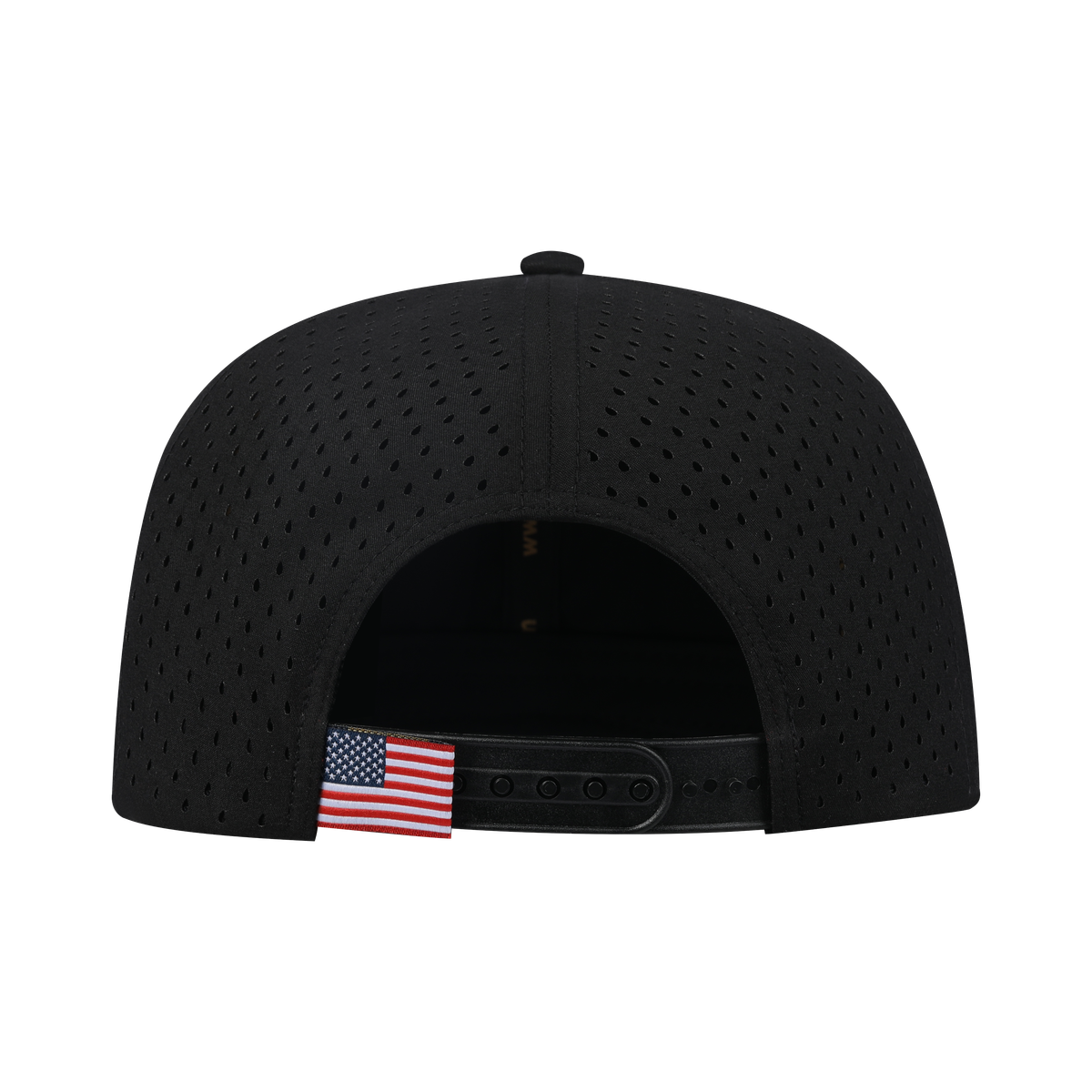Unisex Embroidered The Goat, 6-Panel Microfiber Laser hole Trucker Hat, Black/Black, Adjustable Fit