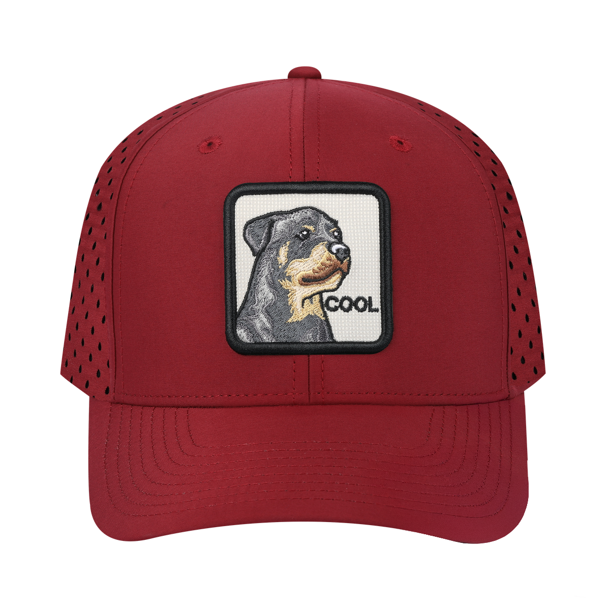Cool 6-Panel Microfiber Laser Hole Trucker Hat