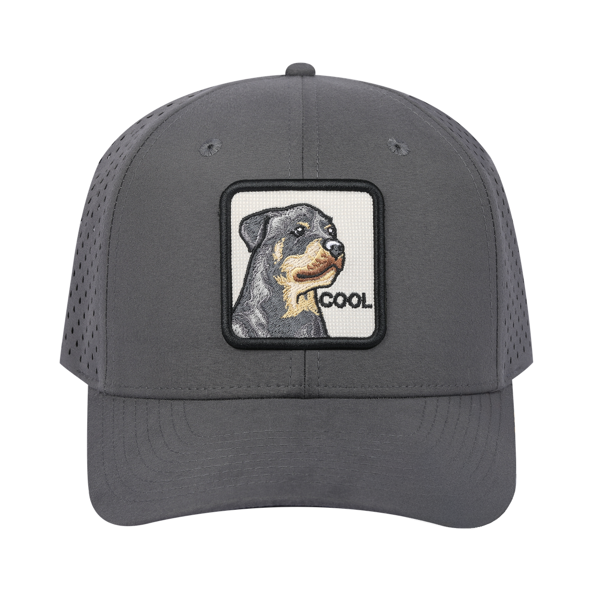 Cool 6-Panel Microfiber Laser Hole Trucker Hat