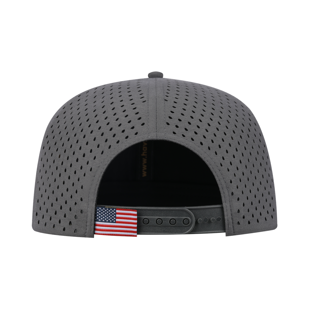 Eagle 6-Panel Microfiber Laser Hole Trucker Hat
