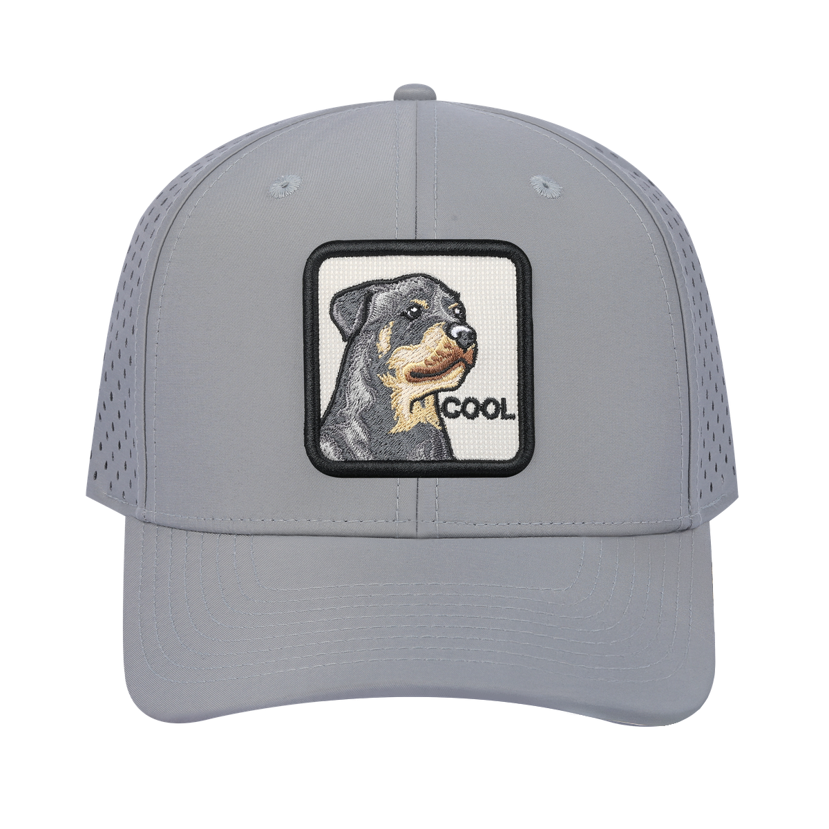 Cool 6-Panel Microfiber Laser Hole Trucker Hat