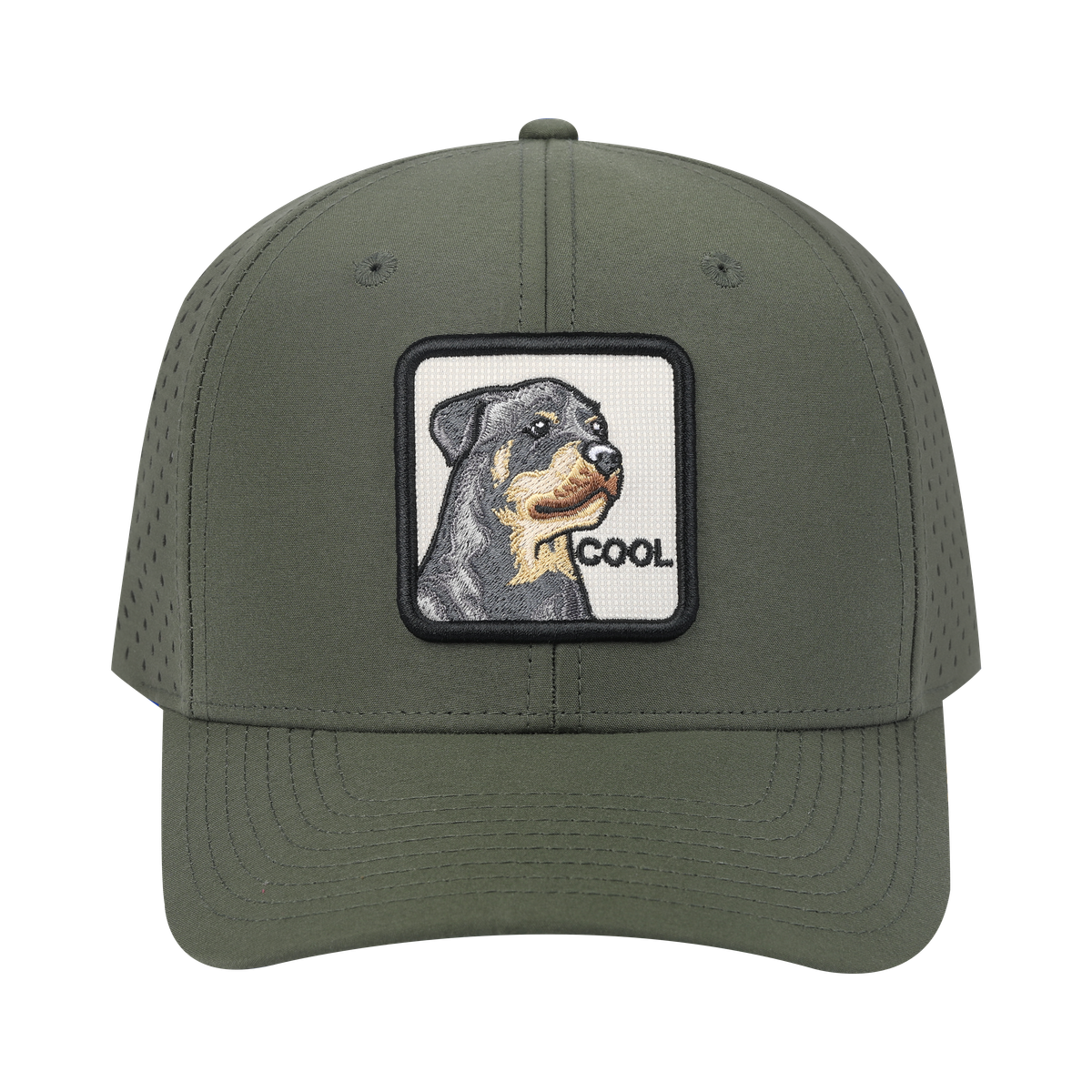 Cool 6-Panel Microfiber Laser Hole Trucker Hat