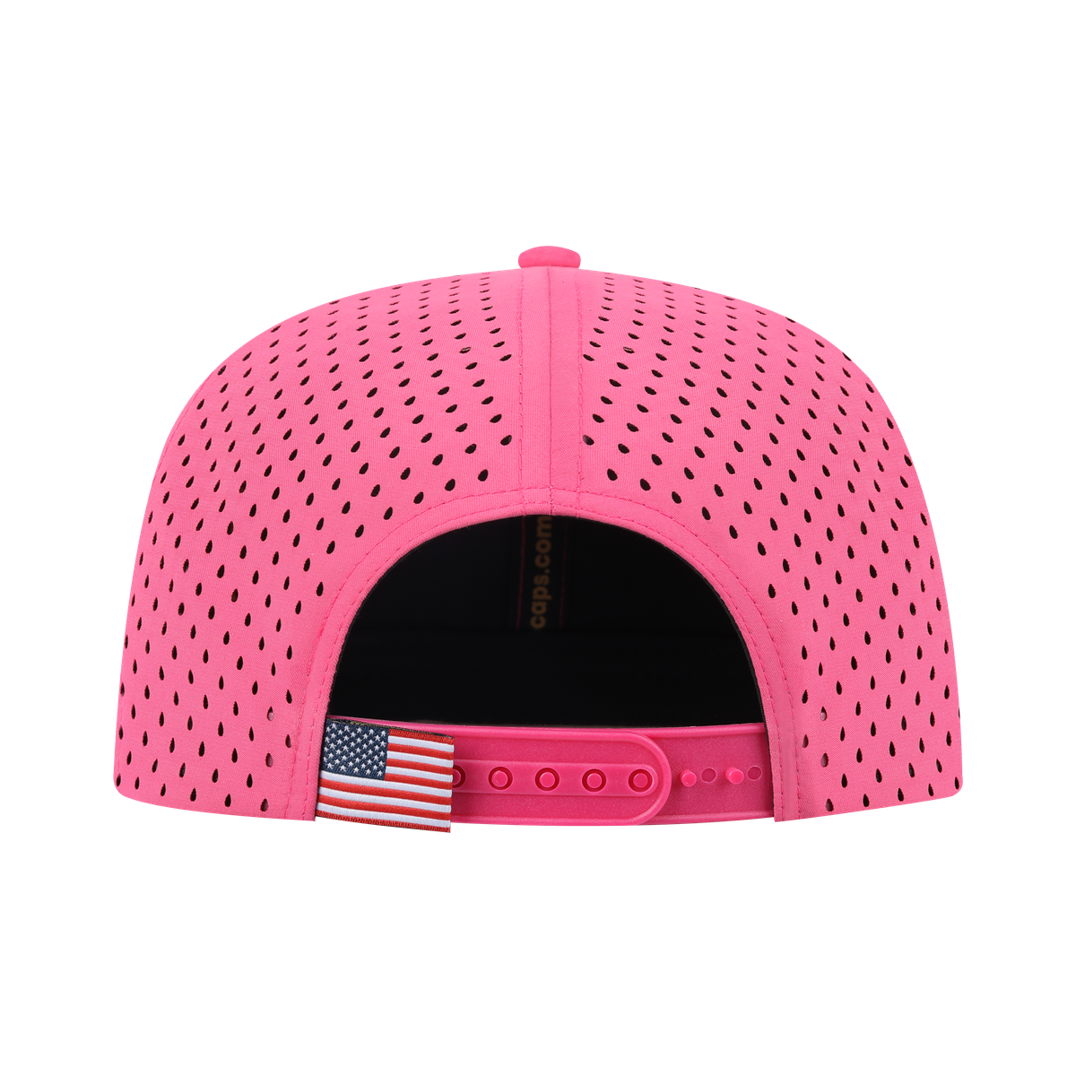 Unisex Embroidered The Wolf, 6-Panel Microfiber Laser hole Trucker Hat, Pink/Pink, Adjustable Fit