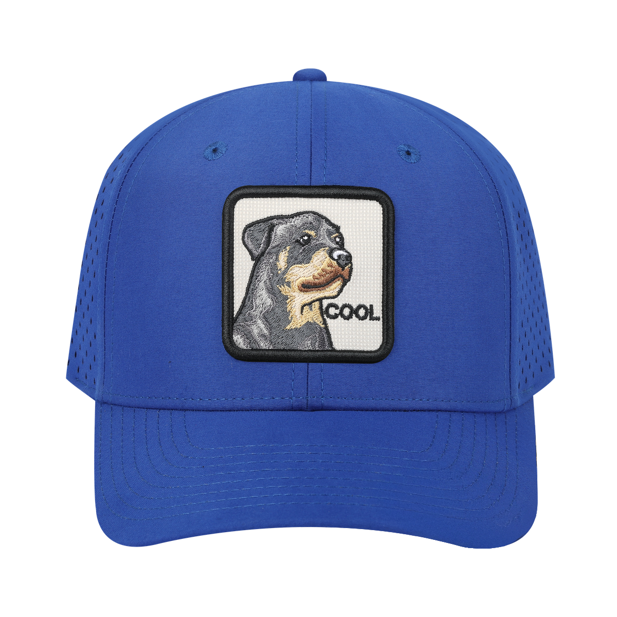 Cool 6-Panel Microfiber Laser Hole Trucker Hat