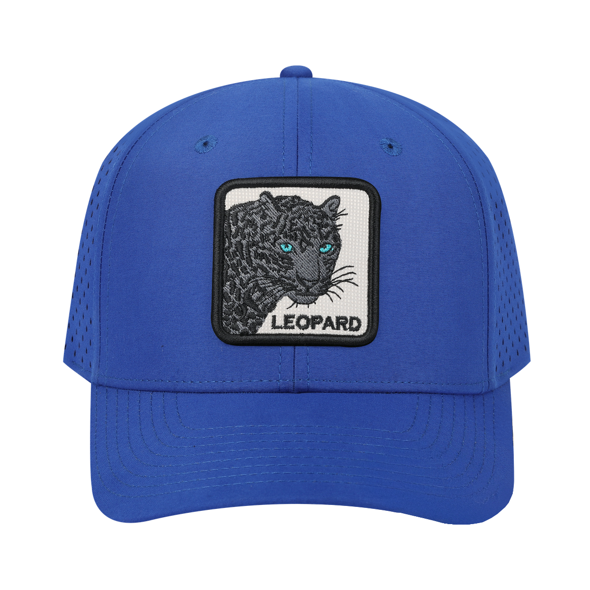 Leopard V2 6-Panel Microfiber Laser Hole Trucker Hat