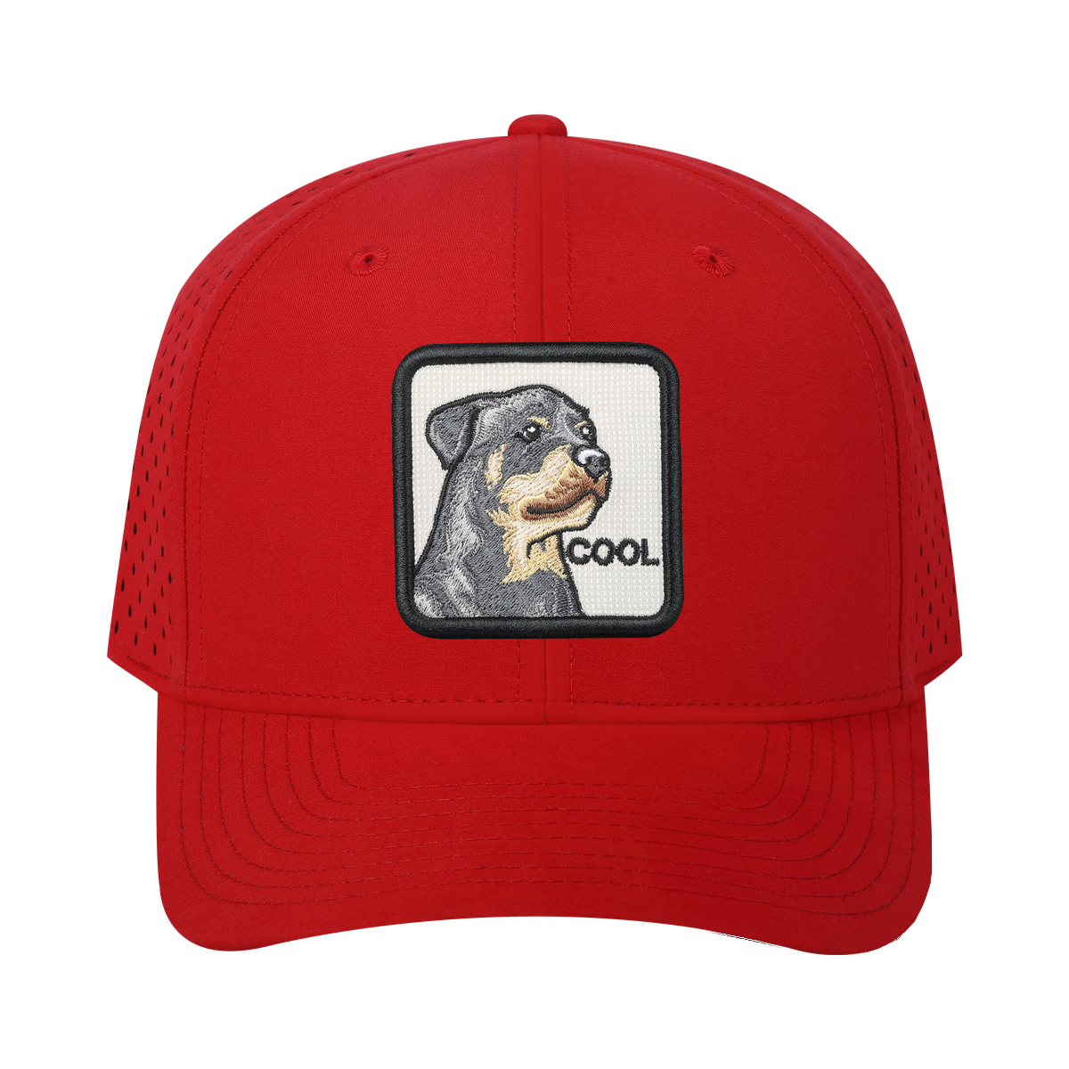 Cool 6-Panel Microfiber Laser Hole Trucker Hat