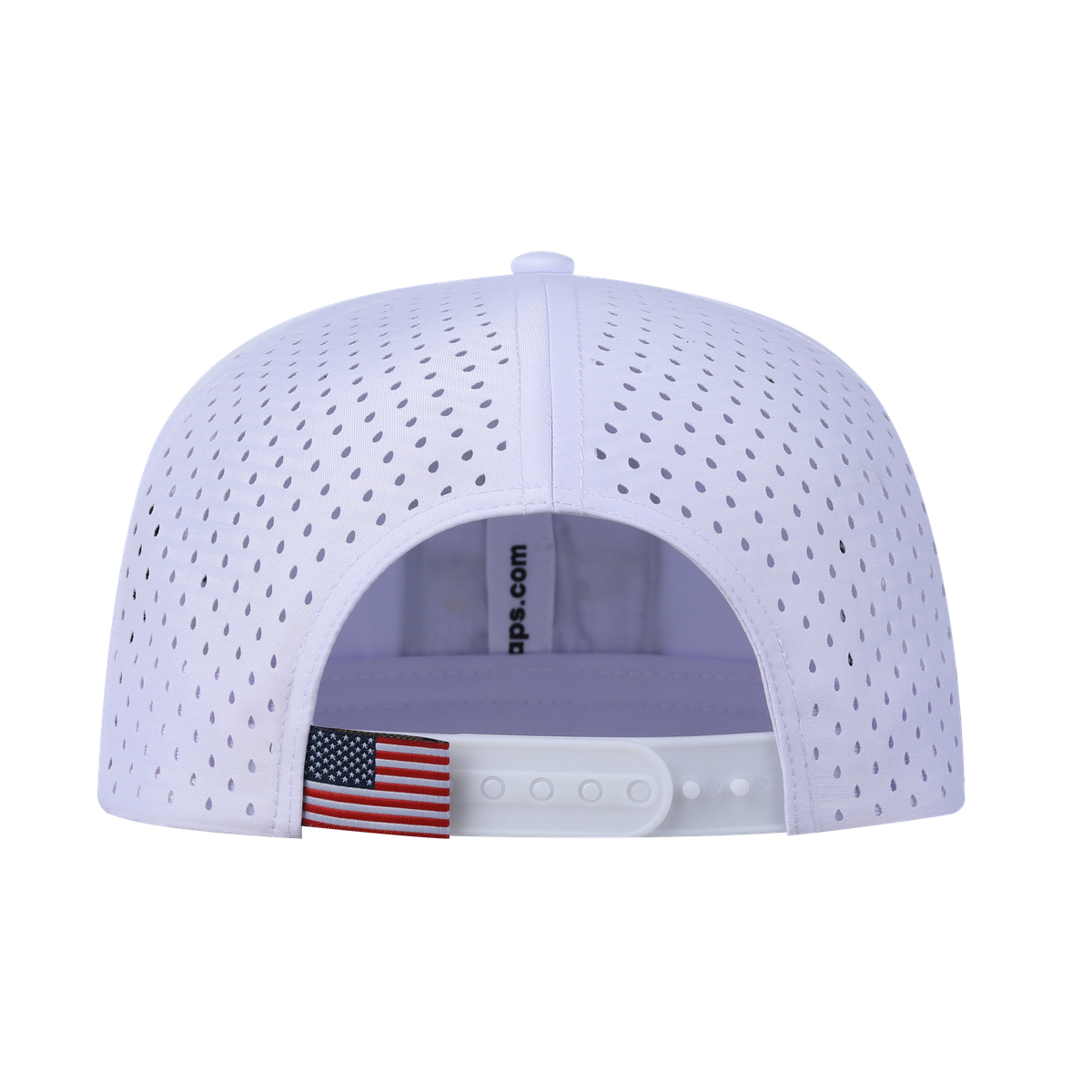 Unisex Embroidered The Horse, 6-Panel Microfiber Laser hole Trucker Hat, White/White, Adjustable Fit