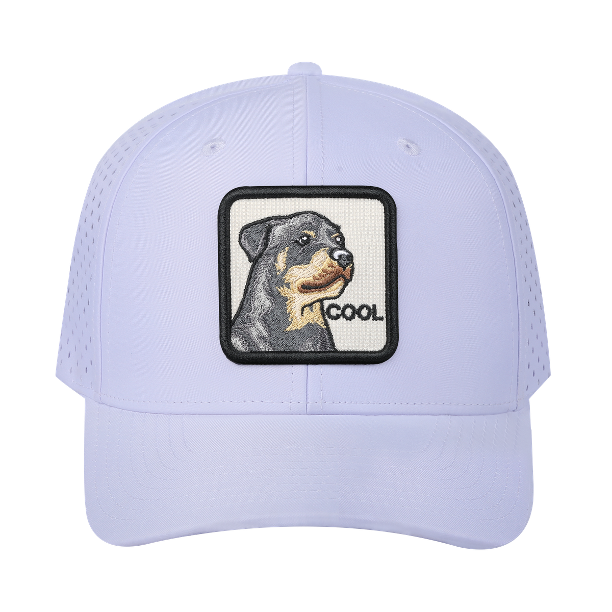 Cool 6-Panel Microfiber Laser Hole Trucker Hat
