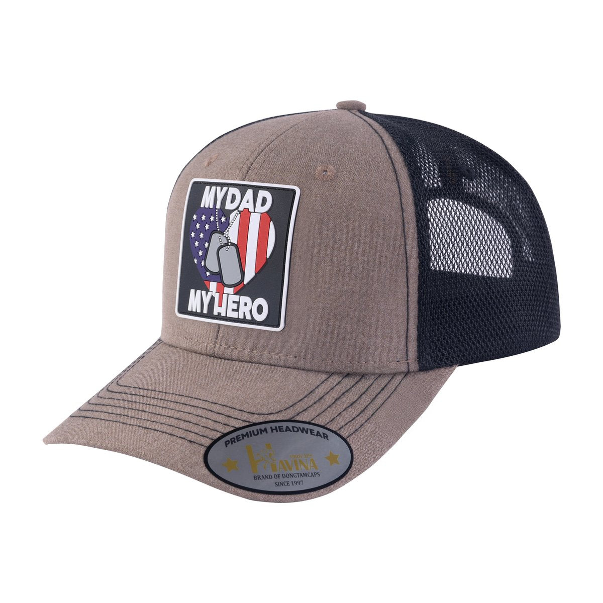 My Dad My Hero 6-Panel Trucker Hat