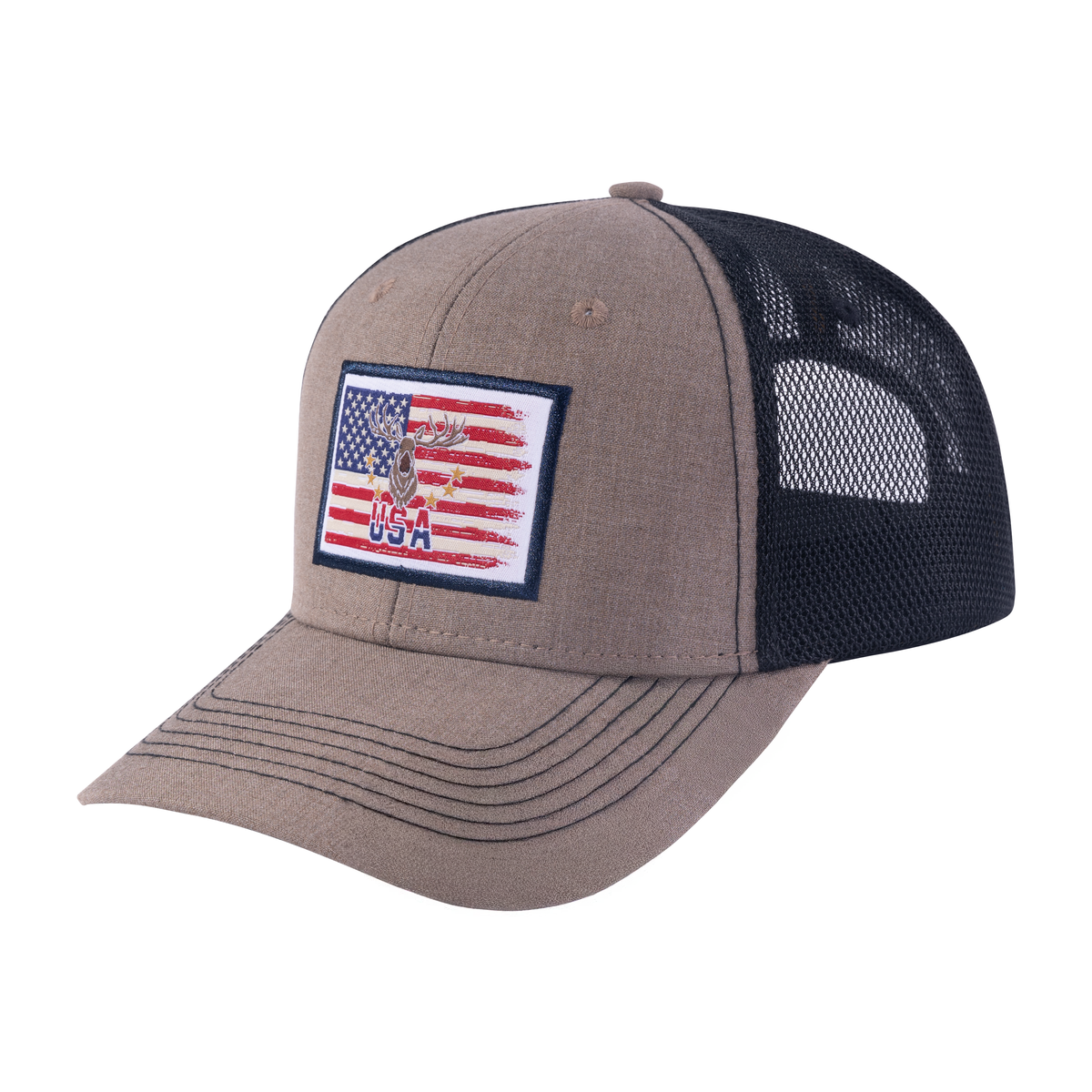 USA Deer Hunter 6-Panel Trucker Hat