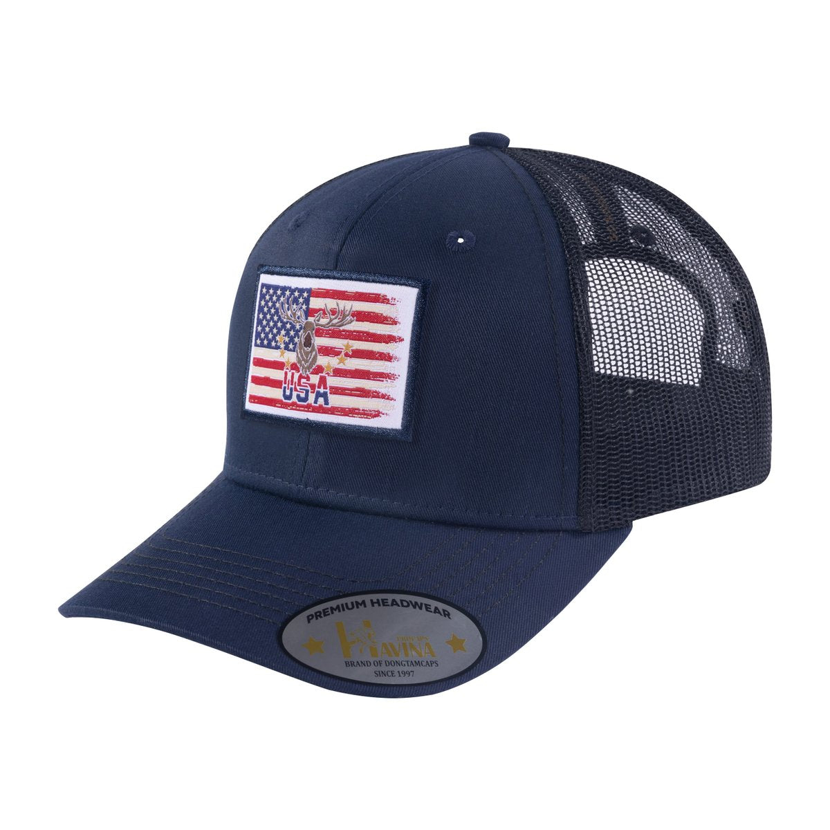 USA Deer Hunter 6-Panel Trucker Hat