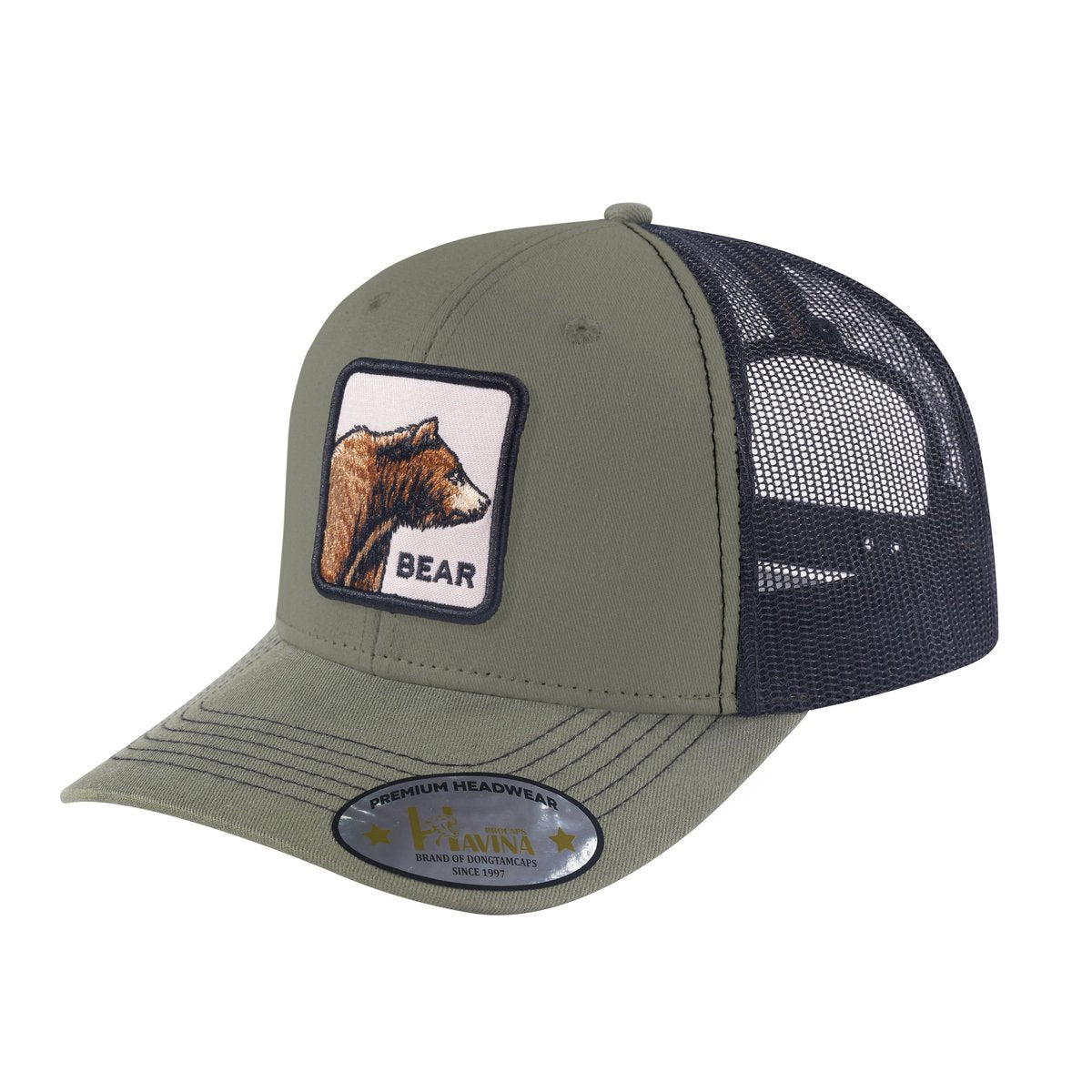 Bear 6-Panel Trucker Hat