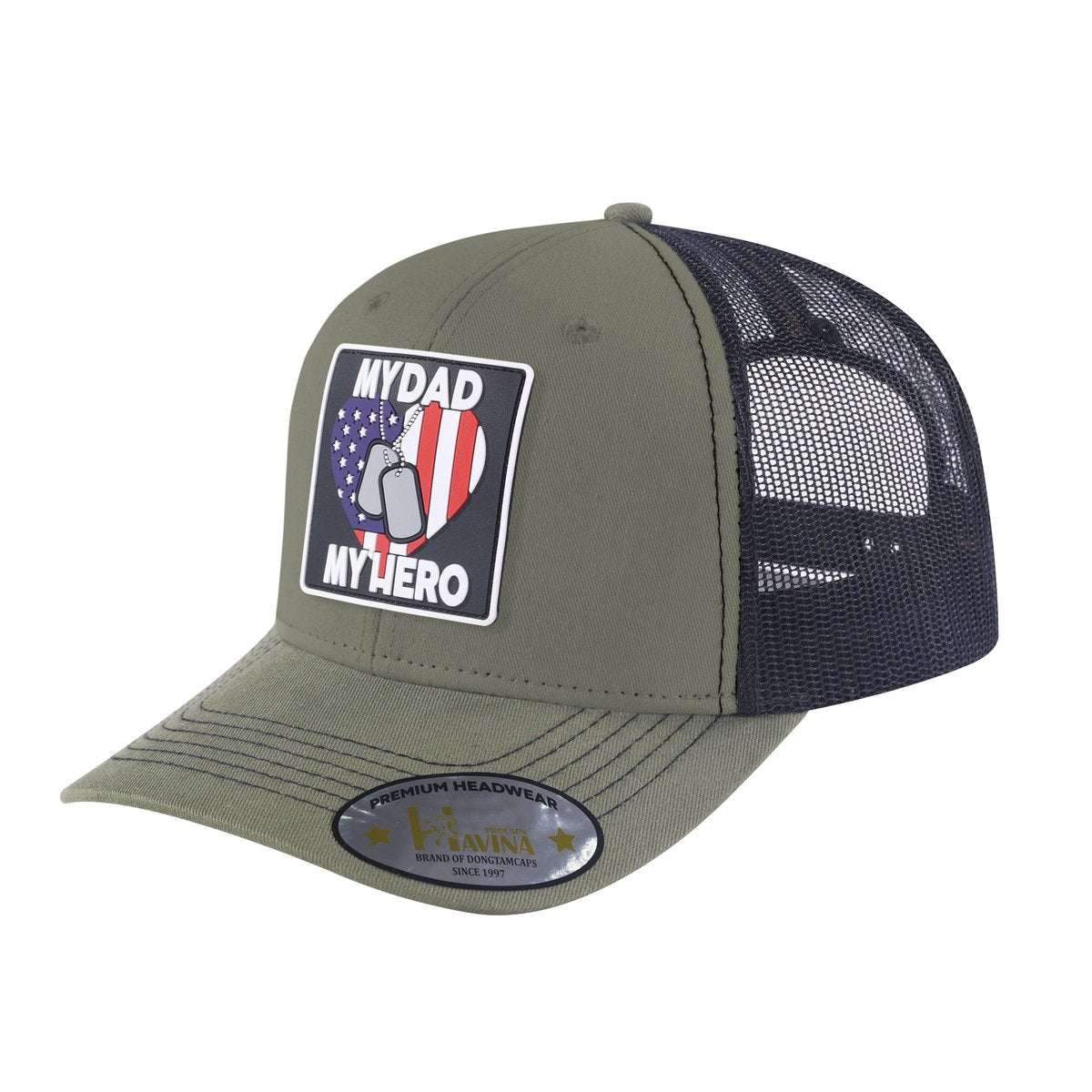 My Dad My Hero 6-Panel Trucker Hat