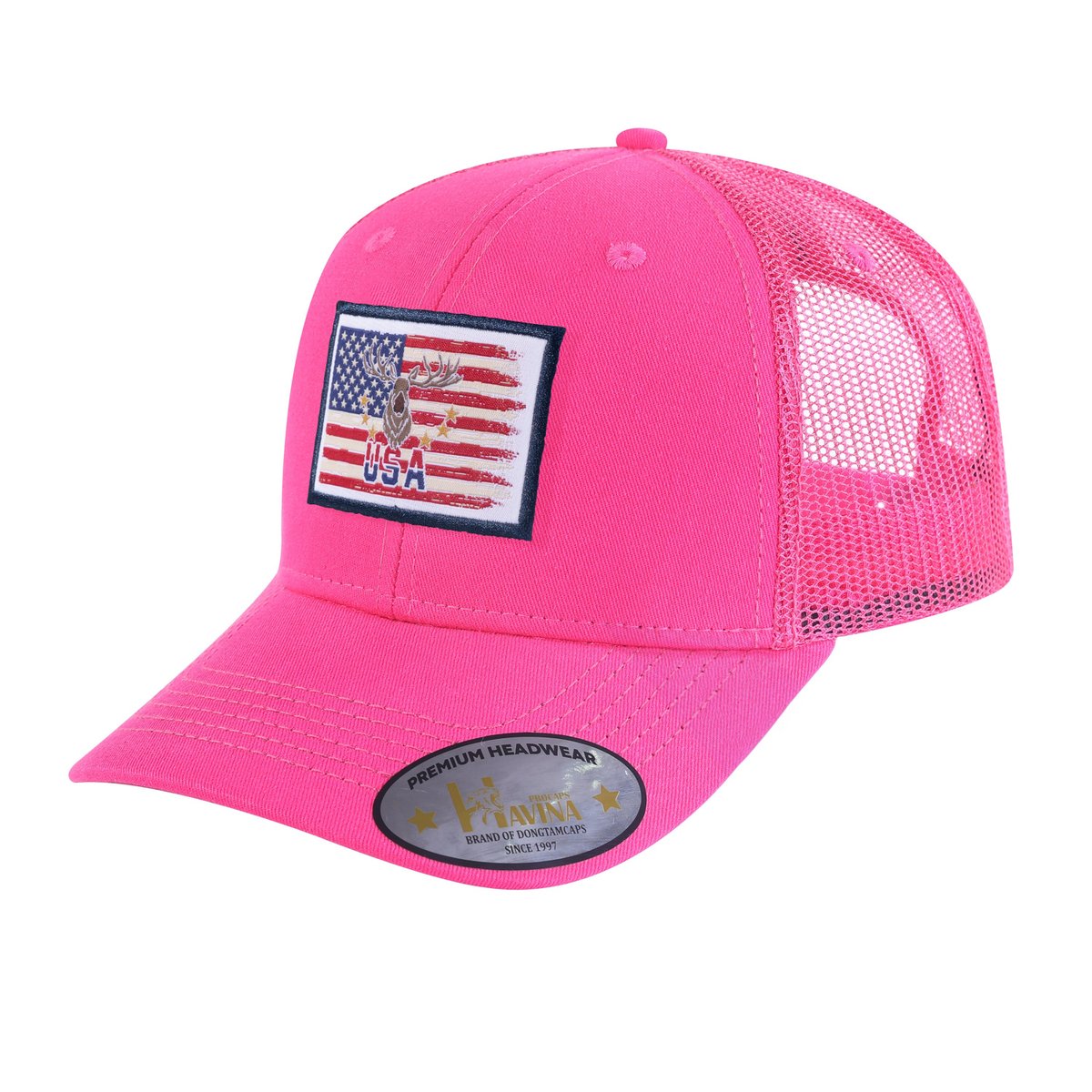 USA Deer Hunter 6-Panel Trucker Hat