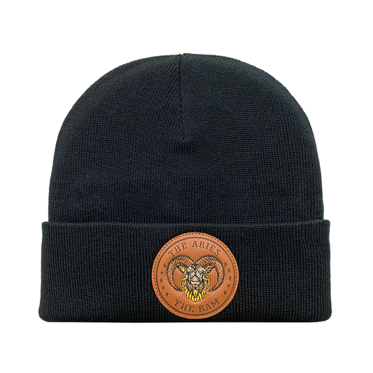 Aries Zodiac Beanie in S