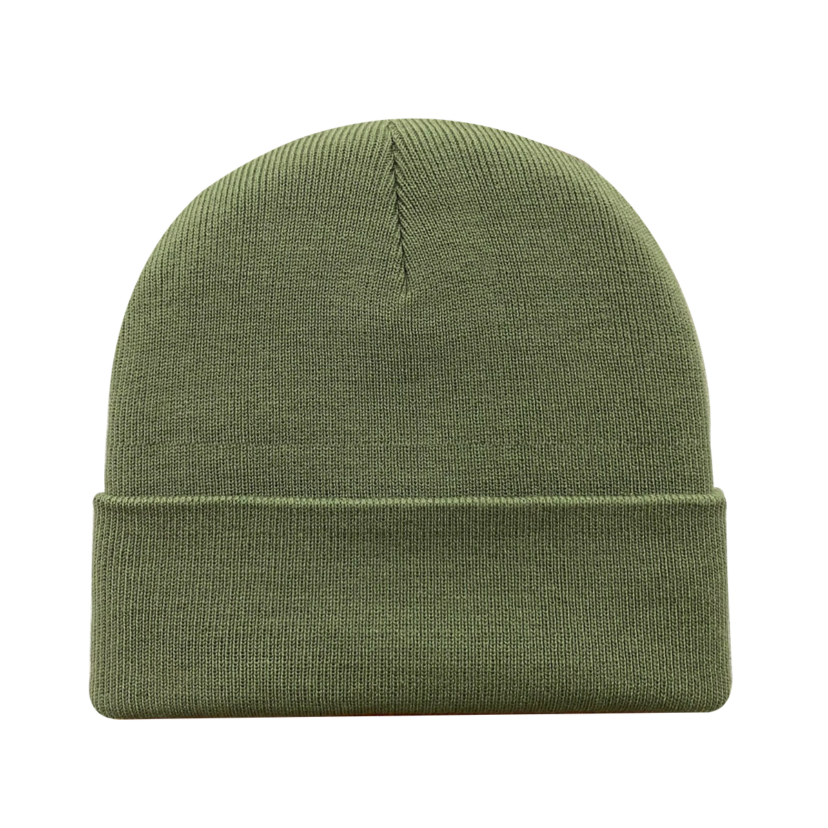 Unisex Embroidered The Cat, Knitted Soft Warm Unisex Beanie, Olive Green, Adjustable Fit