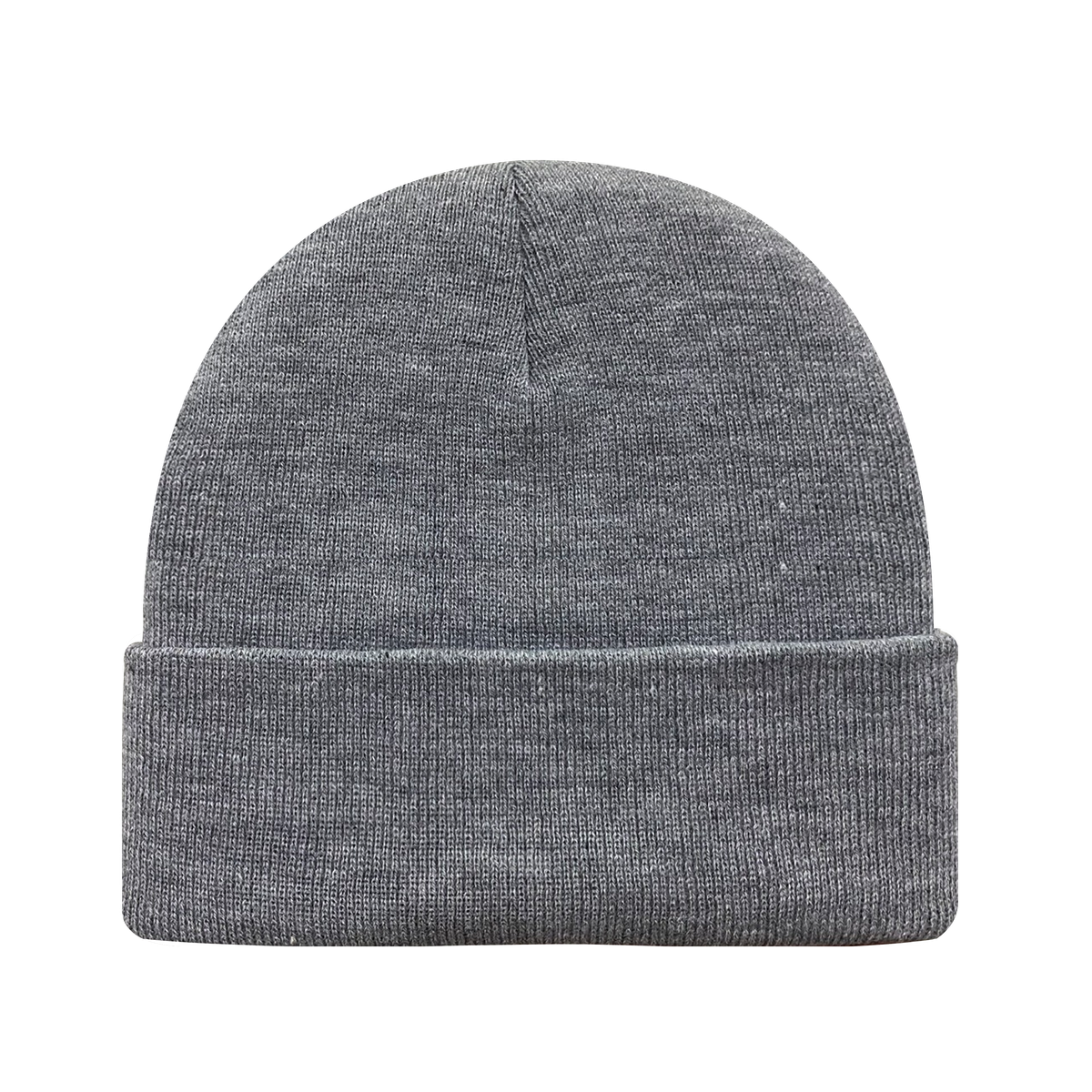 Unisex Embroidered The Cat, Knitted Soft Warm Unisex Beanie, Dark Grey Heather, Adjustable Fit