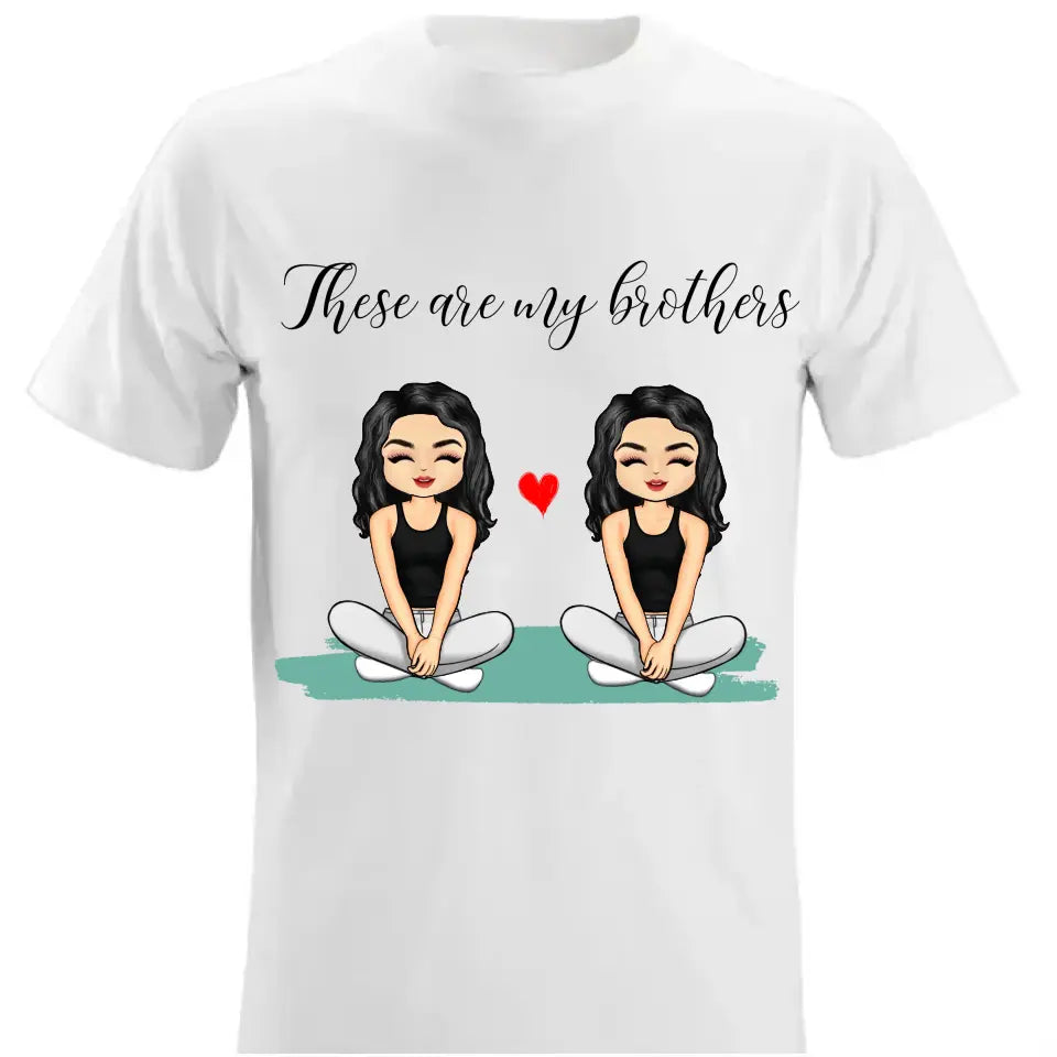 Chibi Couple Wifey Hubby - Custom T Shirt - Gift For Couple, BFF