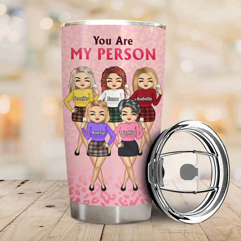 We'll Be The Best Friends Until Old And Wrinkly - Bestie BFF Gifts - Personalized Custom Tumbler