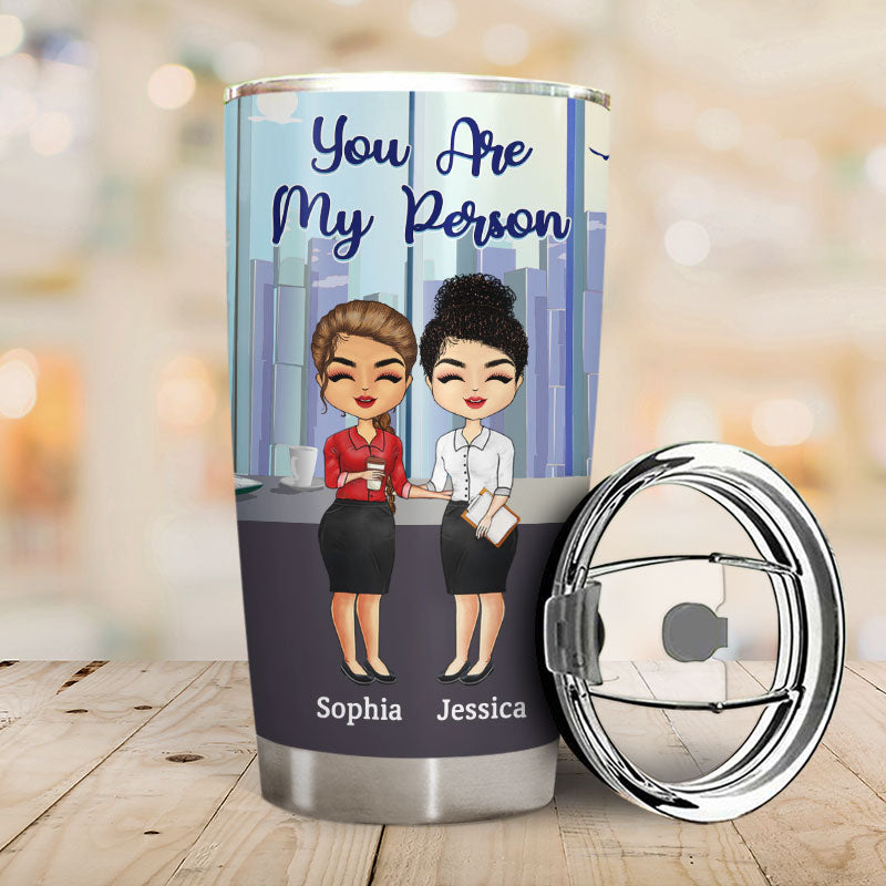 Share Unique Bond And Secret Language Colleagues - BFF Bestie Gift - Personalized Custom Tumbler