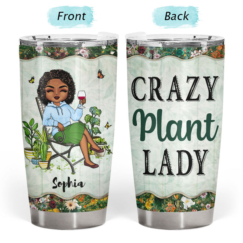 And Into The Garden I Go Gardening - Garden Sign - Personalized Custom Tumbler