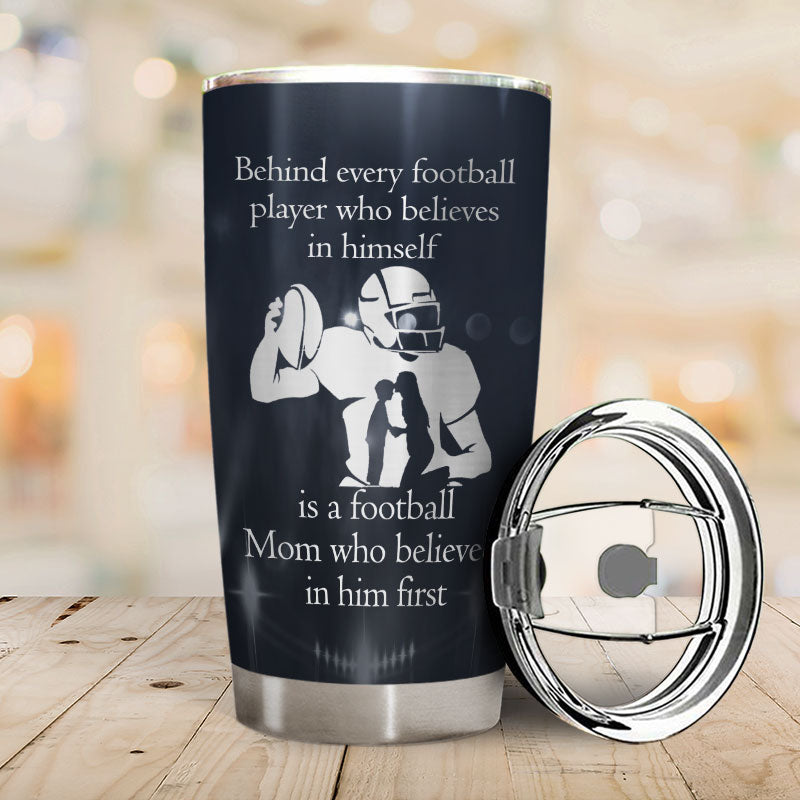 Believed In Himself - Gift For American Football Player - Personalized Custom Tumbler