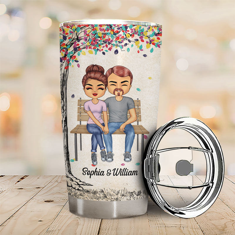 The Day I Met You I Have Found The One Whom My Soul Loves - Couple Gift - Personalized Custom Tumbler