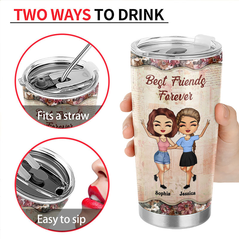 Best Friend Definition - Bestie BFF Gift - Personalized Custom Tumbler