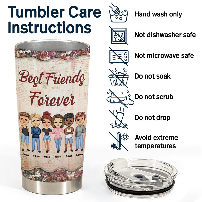 Best Friend Definition - Bestie BFF Gift - Personalized Custom Tumbler
