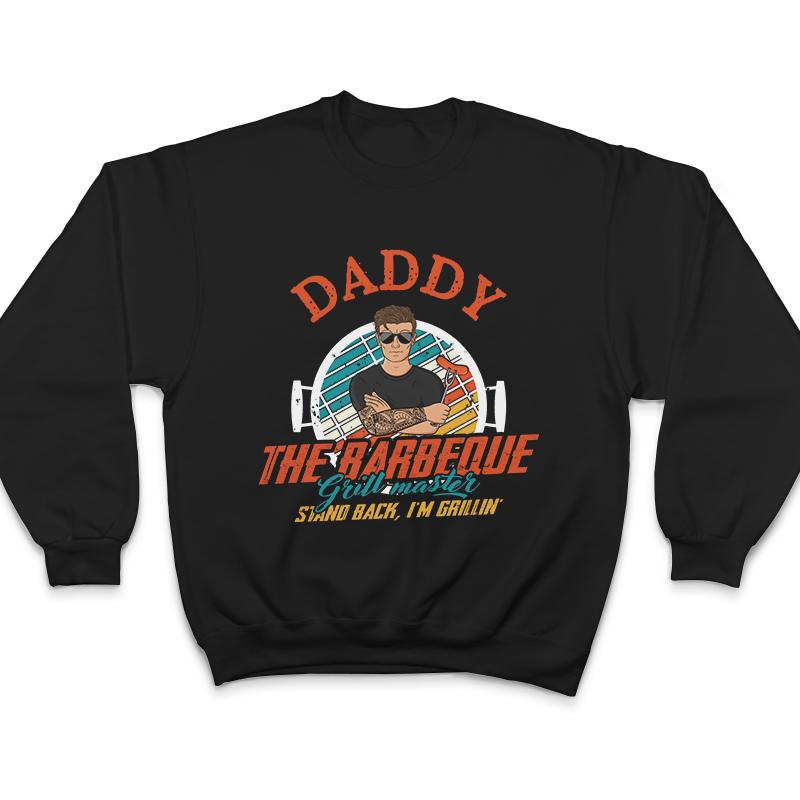 The Barbeque Grill Master Dad Grandpa - Personalized Custom T Shirt