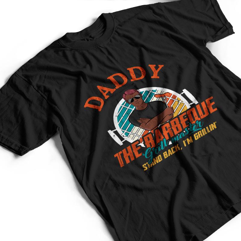The Barbeque Grill Master Dad Grandpa - Personalized Custom T Shirt